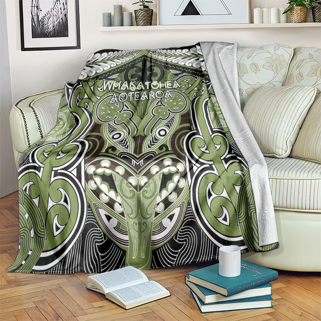 Aotearoa Iwi Whakatohea Blanket Maori Kowhaiwhai Pattern
