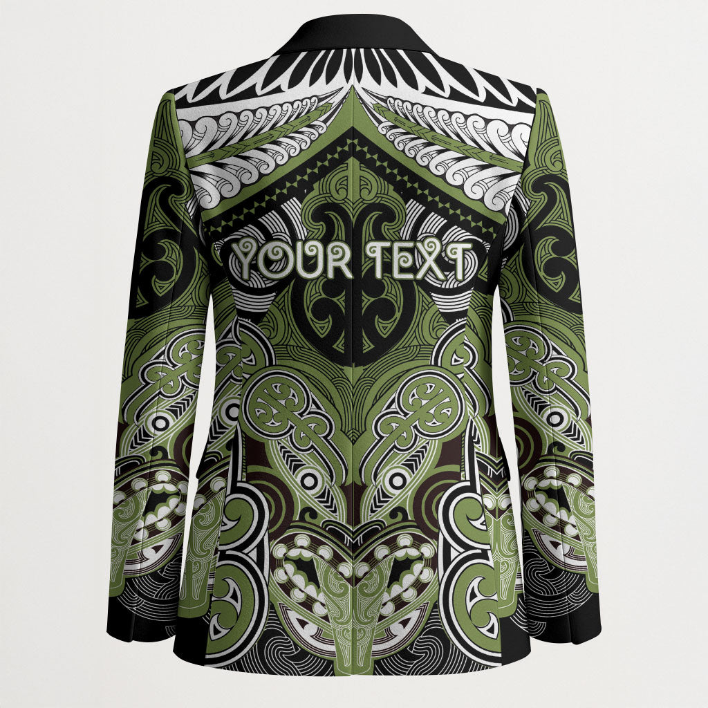Aotearoa Iwi Whakatohea Personalised Blazer Maori Kowhaiwhai Pattern