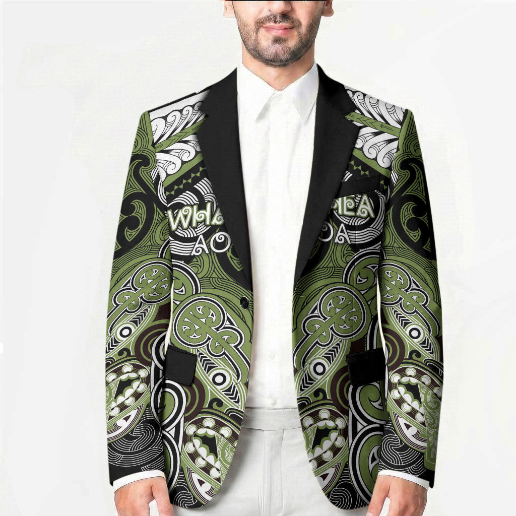 Aotearoa Iwi Whakatohea Personalised Blazer Maori Kowhaiwhai Pattern
