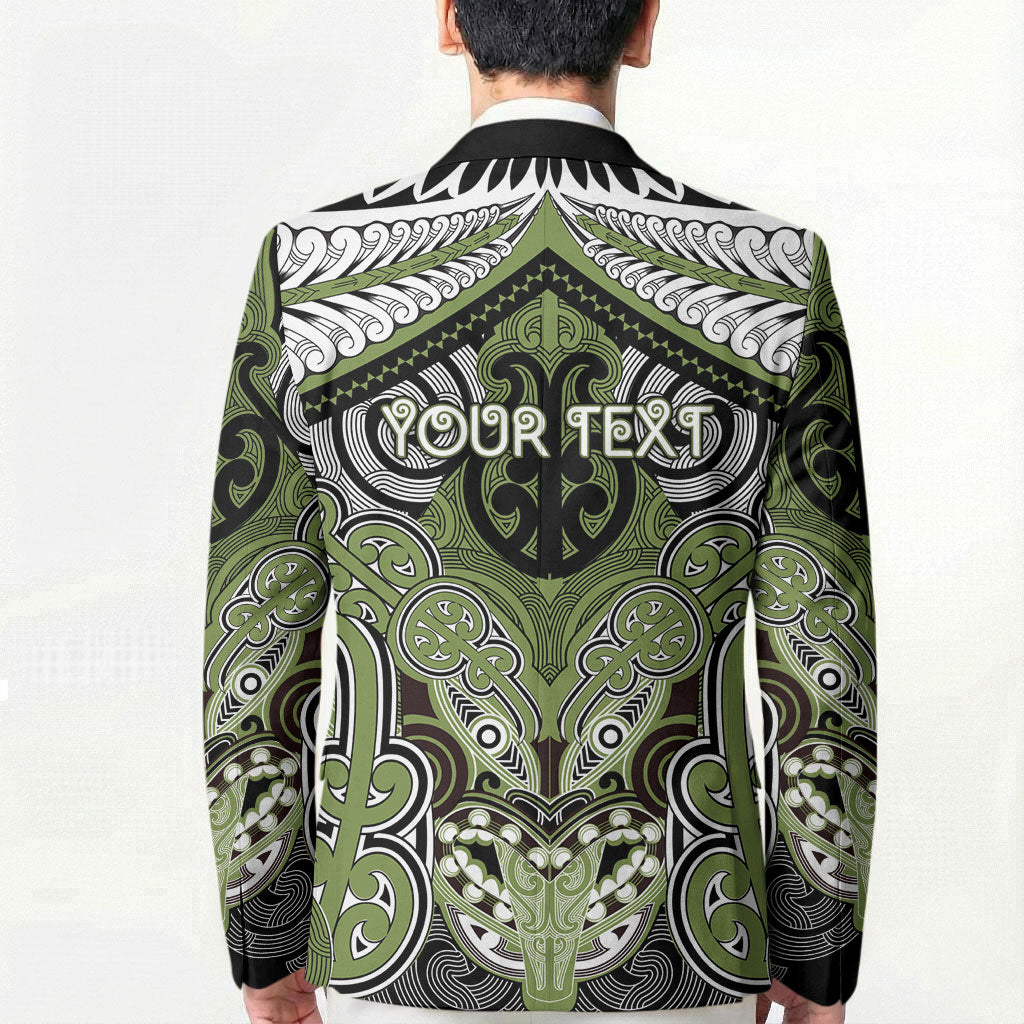 Aotearoa Iwi Whakatohea Personalised Blazer Maori Kowhaiwhai Pattern