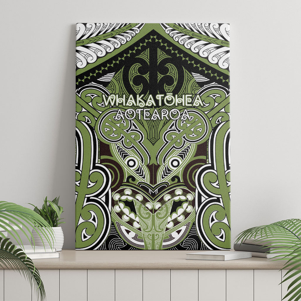 Aotearoa Iwi Whakatohea Canvas Wall Art Maori Kowhaiwhai Pattern