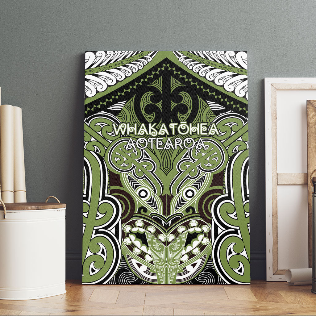 Aotearoa Iwi Whakatohea Canvas Wall Art Maori Kowhaiwhai Pattern