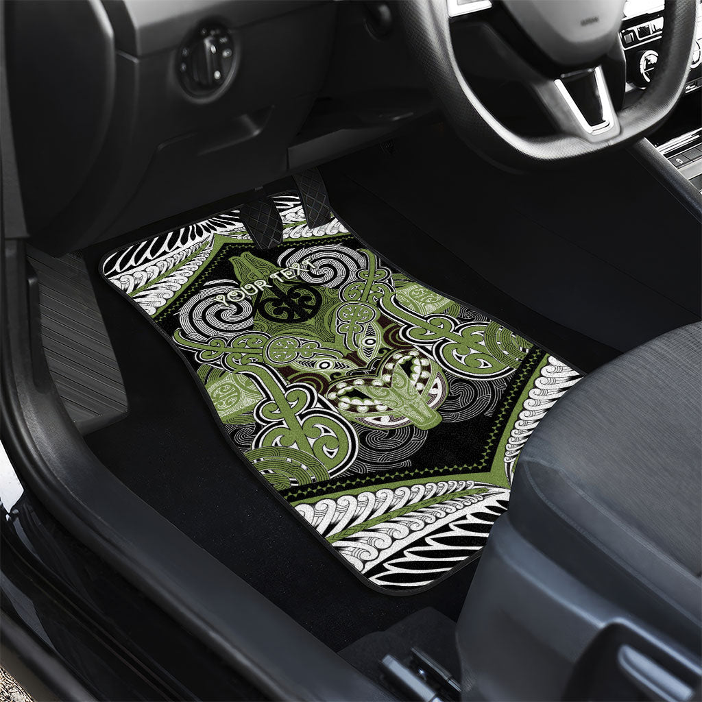 Aotearoa Iwi Whakatohea Personalised Car Mats Maori Kowhaiwhai Pattern