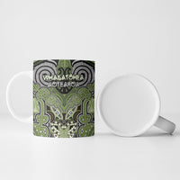 Aotearoa Iwi Whakatohea Personalised Ceramic Mug Maori Kowhaiwhai Pattern