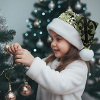 Aotearoa Iwi Whakatohea Personalised Christmas Santa Hat Maori Kowhaiwhai Pattern