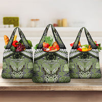 Aotearoa Iwi Whakatohea Grocery Bag Maori Kowhaiwhai Pattern