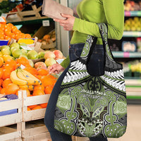 Aotearoa Iwi Whakatohea Grocery Bag Maori Kowhaiwhai Pattern