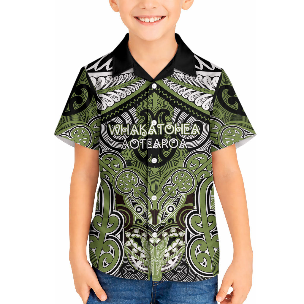 Aotearoa Iwi Whakatohea Personalised Hawaiian Shirt Maori Kowhaiwhai Pattern