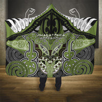 Aotearoa Iwi Whakatohea Hooded Blanket Maori Kowhaiwhai Pattern