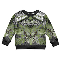 Aotearoa Iwi Whakatohea Personalised Kid Ugly Christmas Sweater Maori Kowhaiwhai Pattern