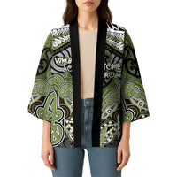 Aotearoa Iwi Whakatohea Personalised Kimono Maori Kowhaiwhai Pattern