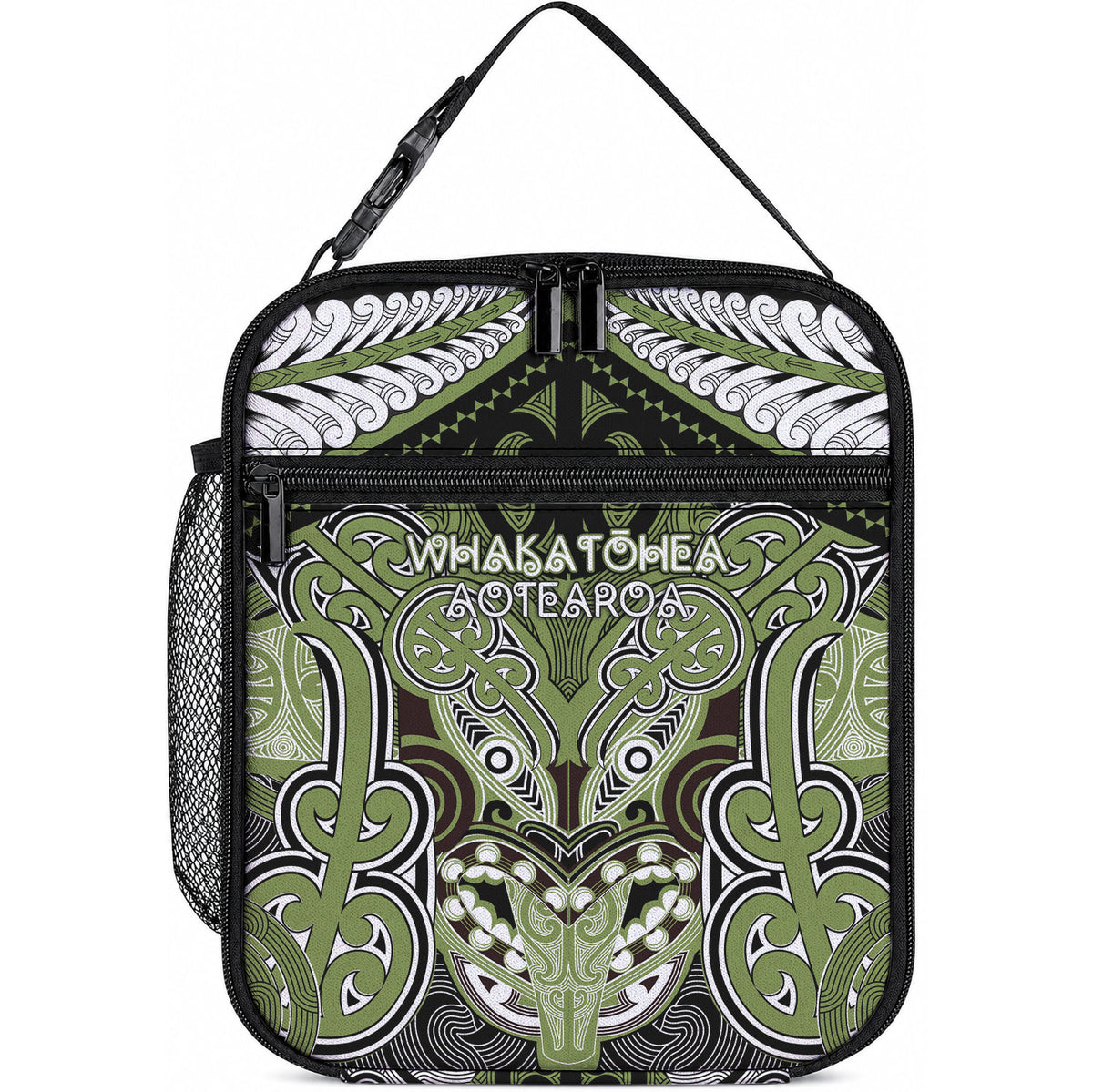 Aotearoa Iwi Whakatohea Lunch Bag Maori Kowhaiwhai Pattern