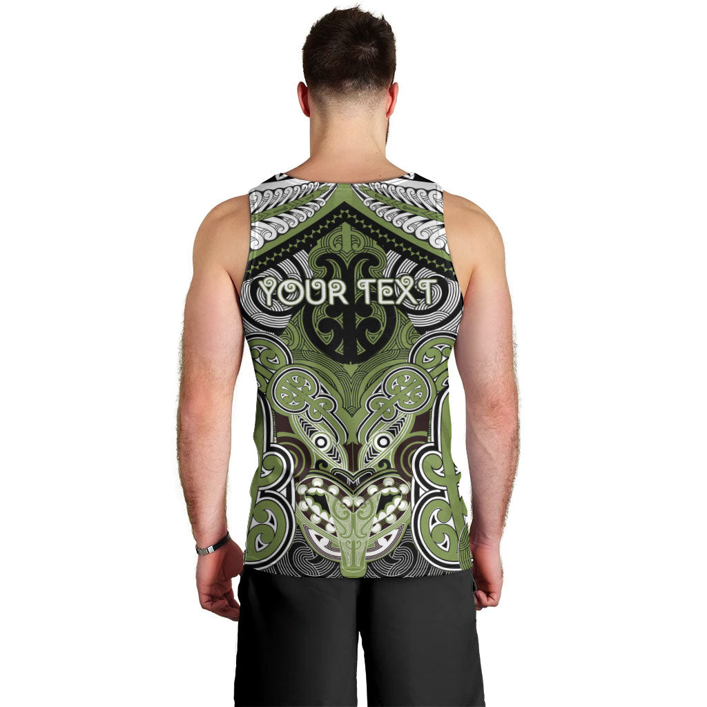 Aotearoa Iwi Whakatohea Personalised Men Tank Top Maori Kowhaiwhai Pattern