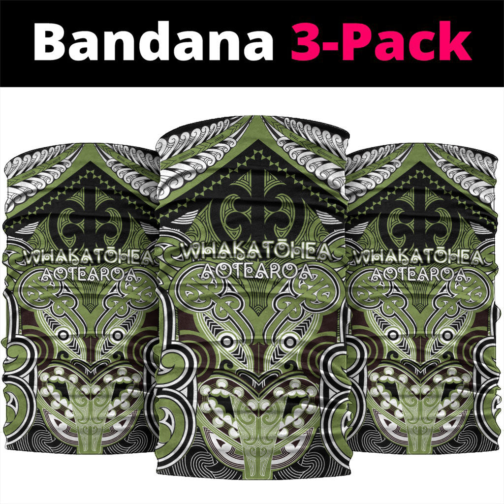 Aotearoa Iwi Whakatohea Neck Gaiter Maori Kowhaiwhai Pattern