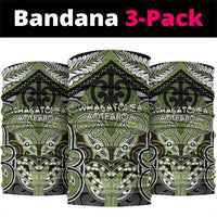 Aotearoa Iwi Whakatohea Neck Gaiter Maori Kowhaiwhai Pattern