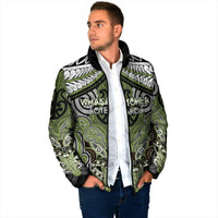 Aotearoa Iwi Whakatohea Personalised Padded Jacket Maori Kowhaiwhai Pattern
