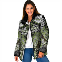 Aotearoa Iwi Whakatohea Personalised Padded Jacket Maori Kowhaiwhai Pattern