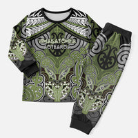 Aotearoa Iwi Whakatohea Personalised Christmas Pajama Set Maori Kowhaiwhai Pattern