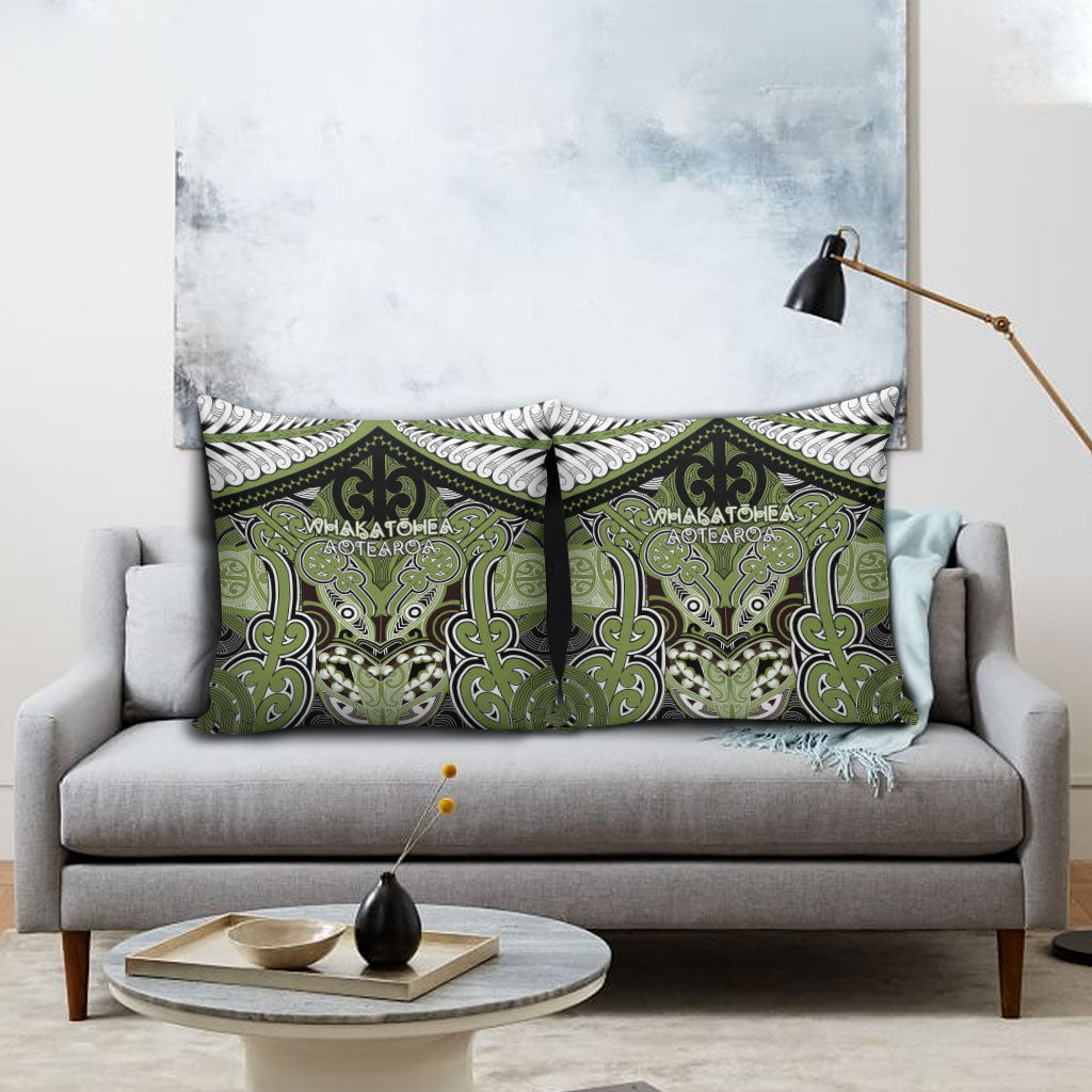 Aotearoa Iwi Whakatohea Pillow Cover Maori Kowhaiwhai Pattern