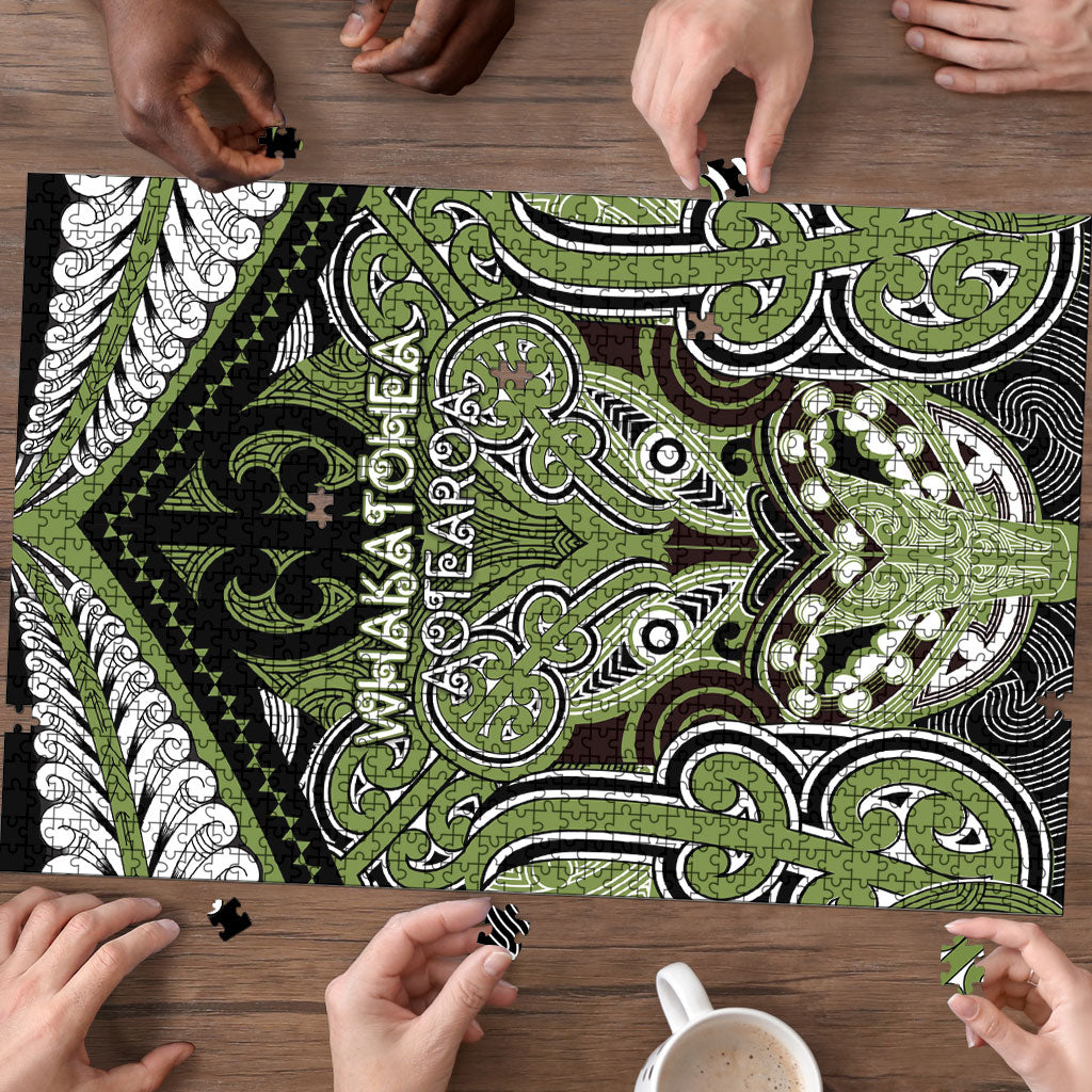 Aotearoa Iwi Whakatohea Puzzle Maori Kowhaiwhai Pattern