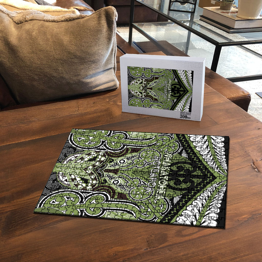 Aotearoa Iwi Whakatohea Puzzle Maori Kowhaiwhai Pattern