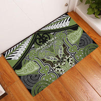 Aotearoa Iwi Whakatohea Rubber Doormat Maori Kowhaiwhai Pattern