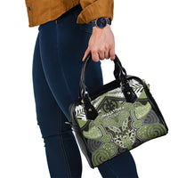 Aotearoa Iwi Whakatohea Shoulder Handbag Maori Kowhaiwhai Pattern