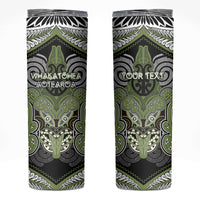 Aotearoa Iwi Whakatohea Personalised Skinny Tumbler Maori Kowhaiwhai Pattern