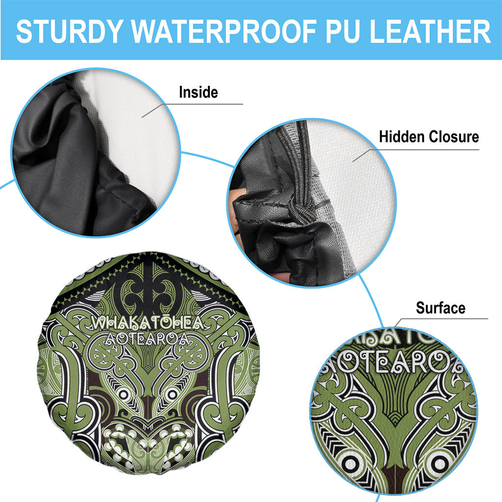Aotearoa Iwi Whakatohea Spare Tire Cover Maori Kowhaiwhai Pattern