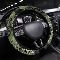 Aotearoa Iwi Whakatohea Steering Wheel Cover Maori Kowhaiwhai Pattern