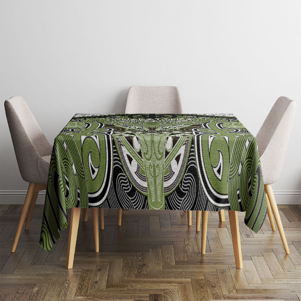Aotearoa Iwi Whakatohea Tablecloth Maori Kowhaiwhai Pattern