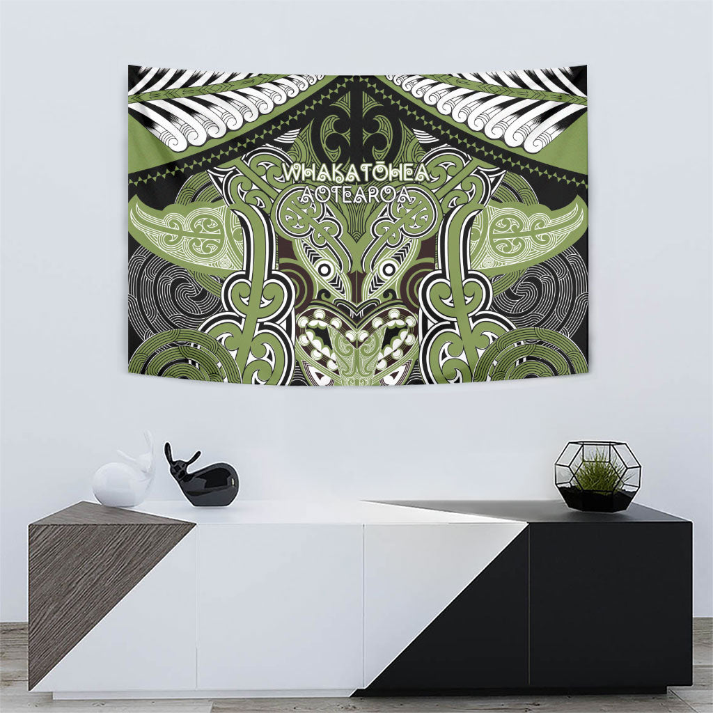 Aotearoa Iwi Whakatohea Tapestry Maori Kowhaiwhai Pattern