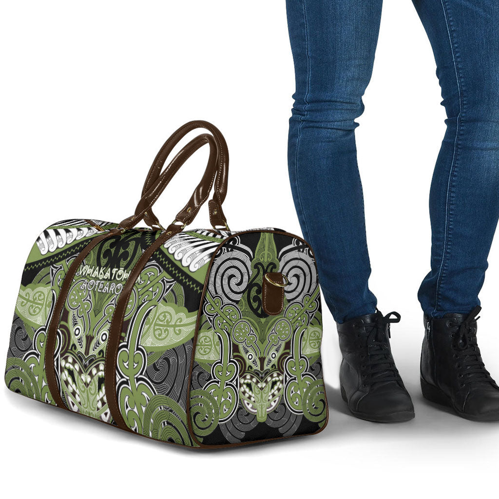 Aotearoa Iwi Whakatohea Travel Bag Maori Kowhaiwhai Pattern