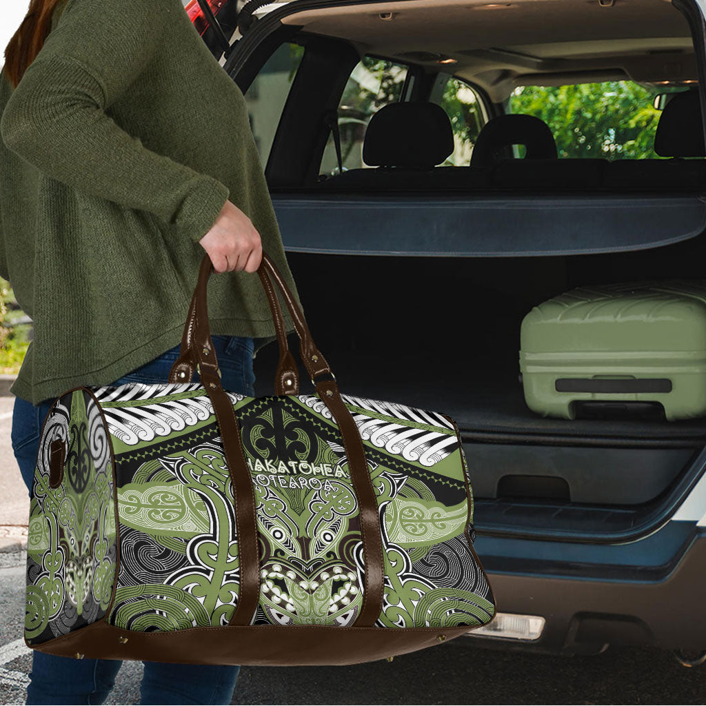 Aotearoa Iwi Whakatohea Travel Bag Maori Kowhaiwhai Pattern