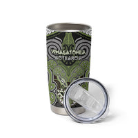 Aotearoa Iwi Whakatohea Personalised Tumbler Cup Maori Kowhaiwhai Pattern