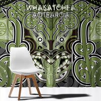 Aotearoa Iwi Whakatohea Window Curtain Maori Kowhaiwhai Pattern