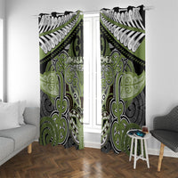 Aotearoa Iwi Whakatohea Window Curtain Maori Kowhaiwhai Pattern