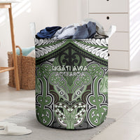 Aotearoa Iwi Ngati Awa Laundry Basket Maori Kowhaiwhai Pattern