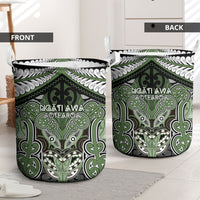Aotearoa Iwi Ngati Awa Laundry Basket Maori Kowhaiwhai Pattern