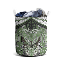 Aotearoa Iwi Ngati Awa Laundry Basket Maori Kowhaiwhai Pattern