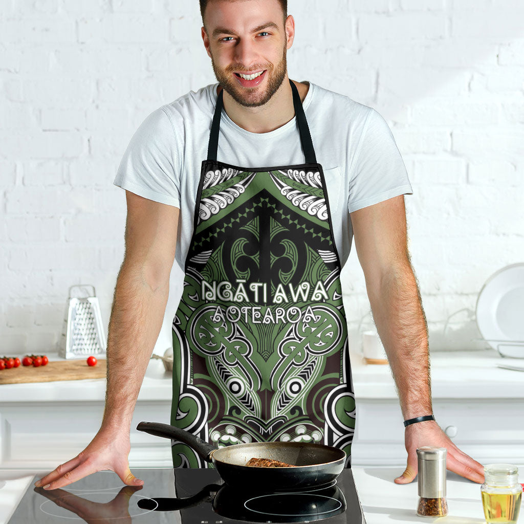 Aotearoa Iwi Ngati Awa Apron Maori Kowhaiwhai Pattern