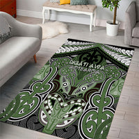Aotearoa Iwi Ngati Awa Area Rug Maori Kowhaiwhai Pattern
