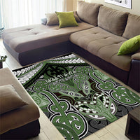 Aotearoa Iwi Ngati Awa Area Rug Maori Kowhaiwhai Pattern