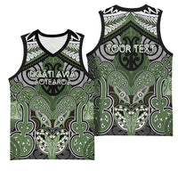 Aotearoa Iwi Ngati Awa Personalised Basketball Jersey Maori Kowhaiwhai Pattern