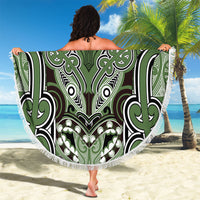 Aotearoa Iwi Ngati Awa Beach Blanket Maori Kowhaiwhai Pattern