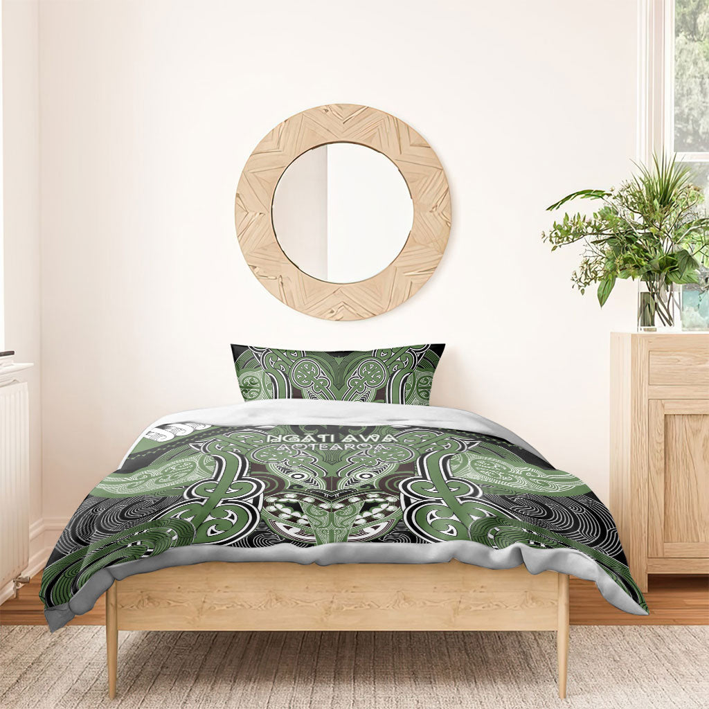 Aotearoa Iwi Ngati Awa Bedding Set Maori Kowhaiwhai Pattern