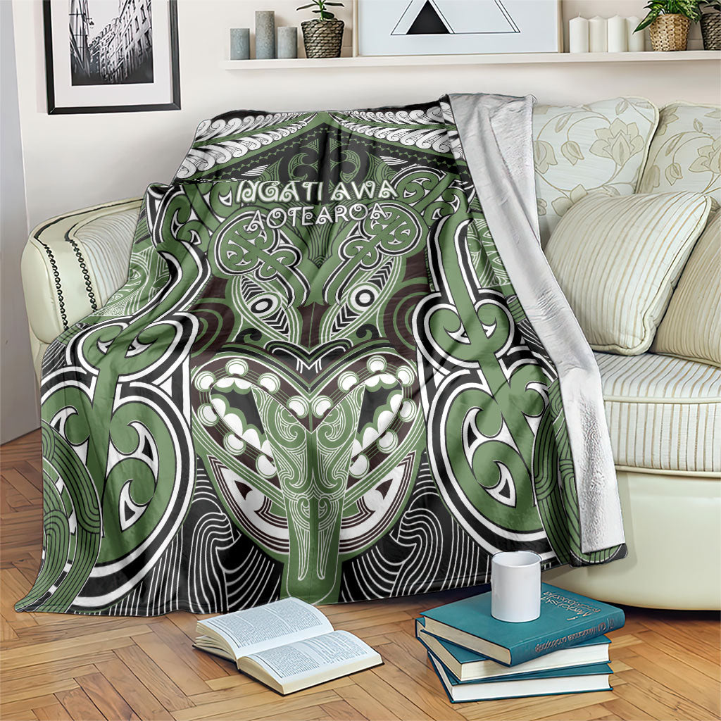 Aotearoa Iwi Ngati Awa Blanket Maori Kowhaiwhai Pattern