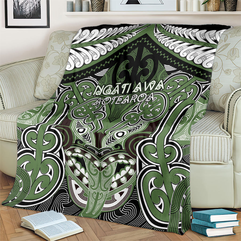 Aotearoa Iwi Ngati Awa Blanket Maori Kowhaiwhai Pattern