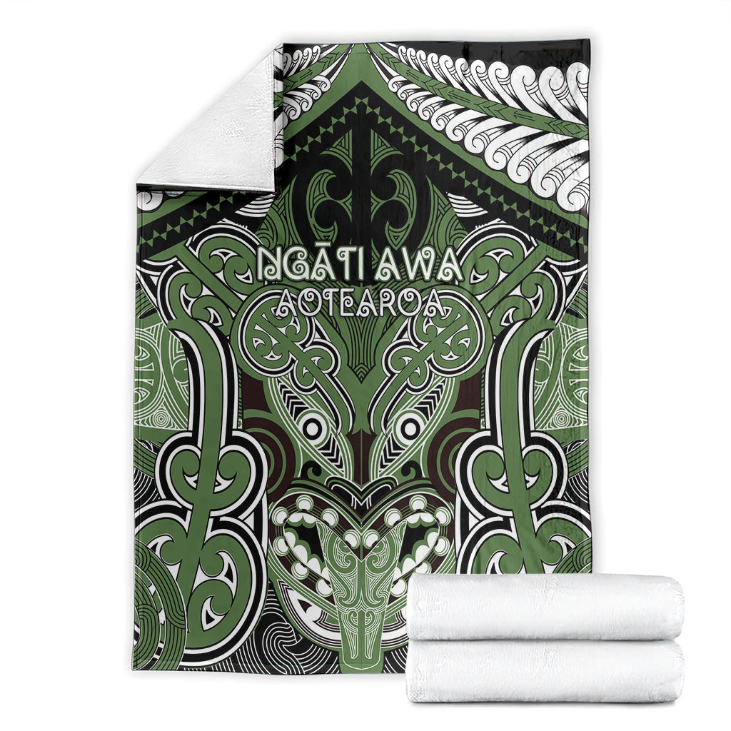 Aotearoa Iwi Ngati Awa Blanket Maori Kowhaiwhai Pattern