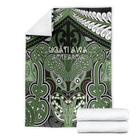 Aotearoa Iwi Ngati Awa Blanket Maori Kowhaiwhai Pattern